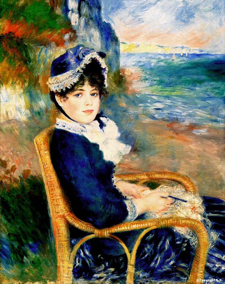 Photo:  Pierre Auguste Renoir,By the Seashore, 1883